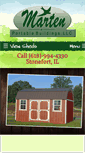 Mobile Screenshot of martenportablebuildings.com